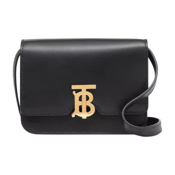Burberry Cow Leather Lock Bag, Crossbody Bag, Shoulder Bag Women's Black