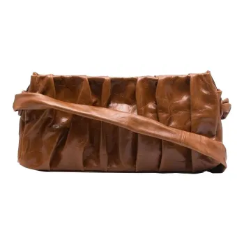 Elleme Leather Shoulder Bag Women's Brown