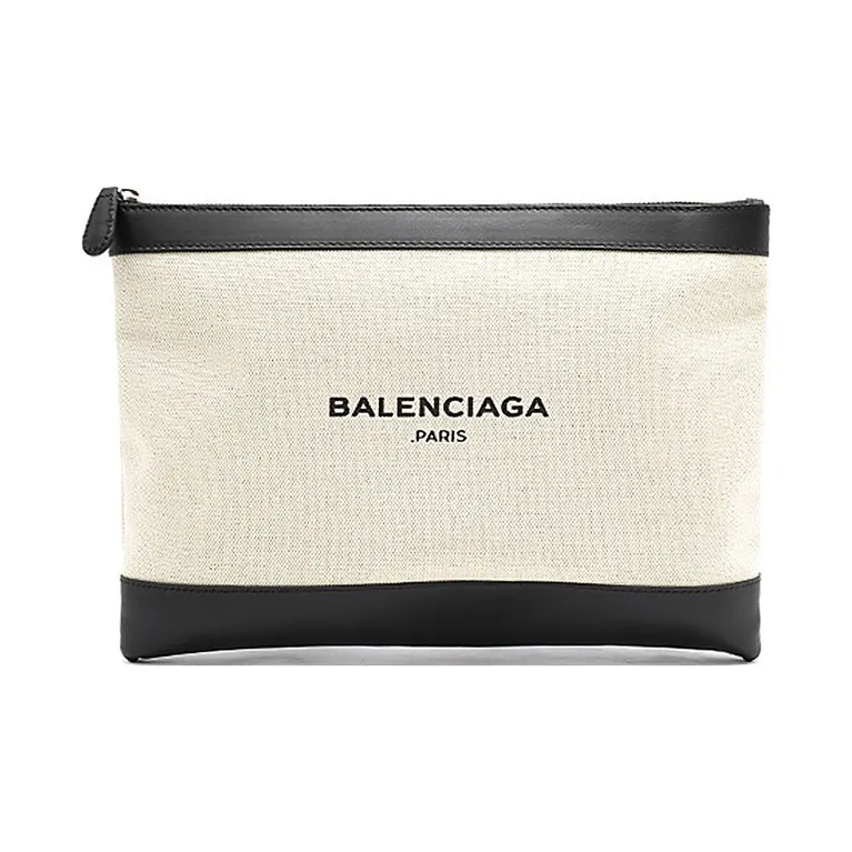 Balenciaga Canvas Canvas Bag Clutches Regular Women's White-0