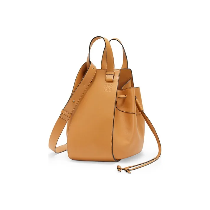 LOEWE Hammock Cow Leather Hammock Bag Shoulder Bag Crossbody Bag Handbag Women's Brown-1