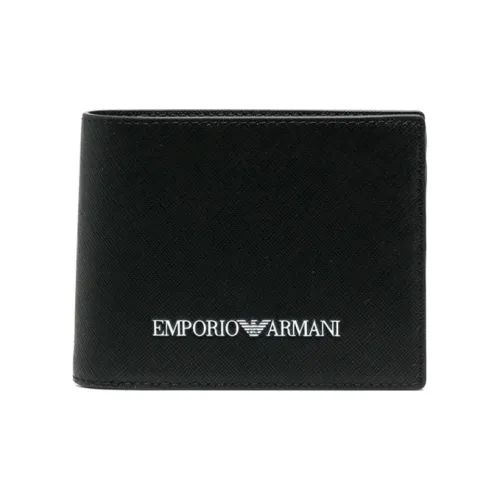EMPORIO ARMANI Men’s Short Logo Wallet Male 