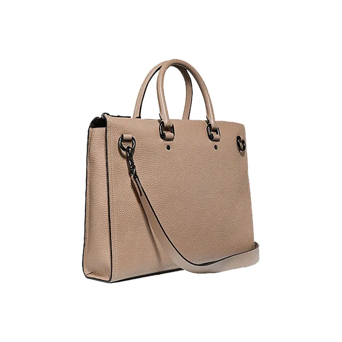 COACH Graham Leather Computer Briefcase Large Size Men's Nude-1