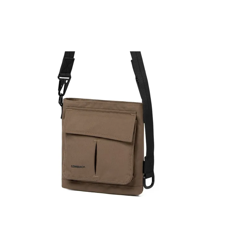COMBACK Polyamide Shoulder Bag, Crossbody Bag Trumpets Unisex Dark Khaki-1