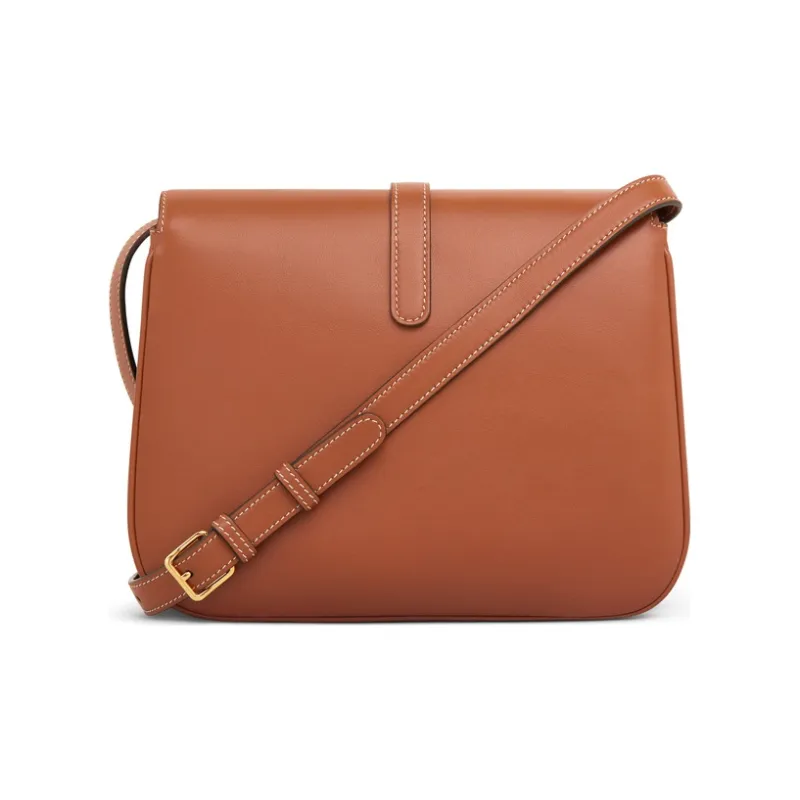 CELINE Tabou Smooth Cow Leather Handbag, Shoulder Bag, Crossbody Bag Medium Size Women's Tawny-2