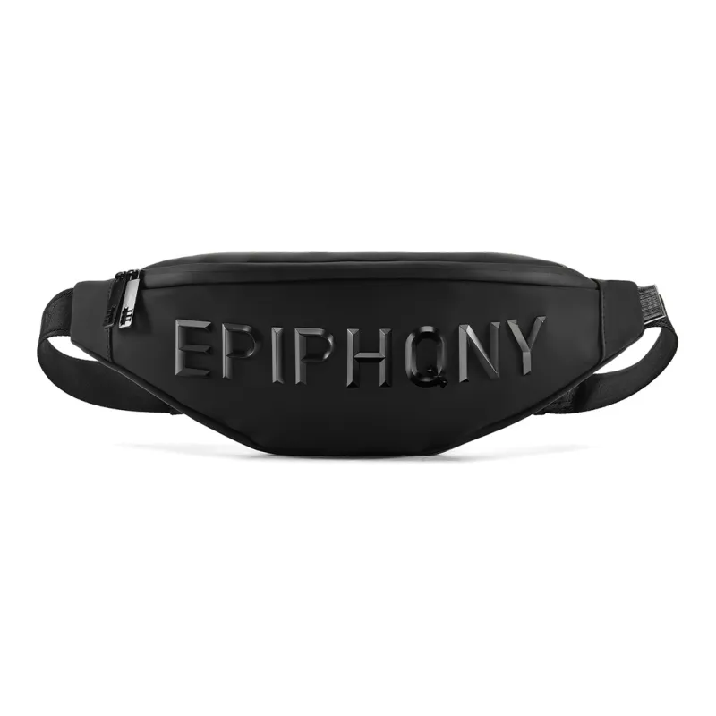 EPIPHQNY Nylon Fabric Fanny Pack Regular Unisex Black-0