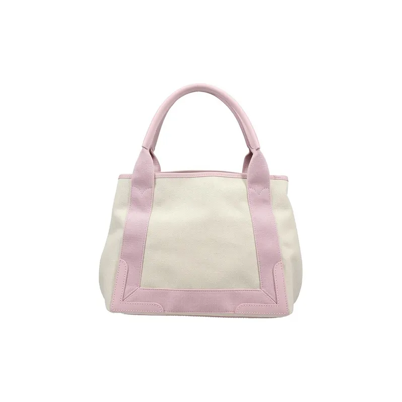 Balenciaga Cow Leather Tote Bag Shopping Bag Handbag Women's Pink White-1