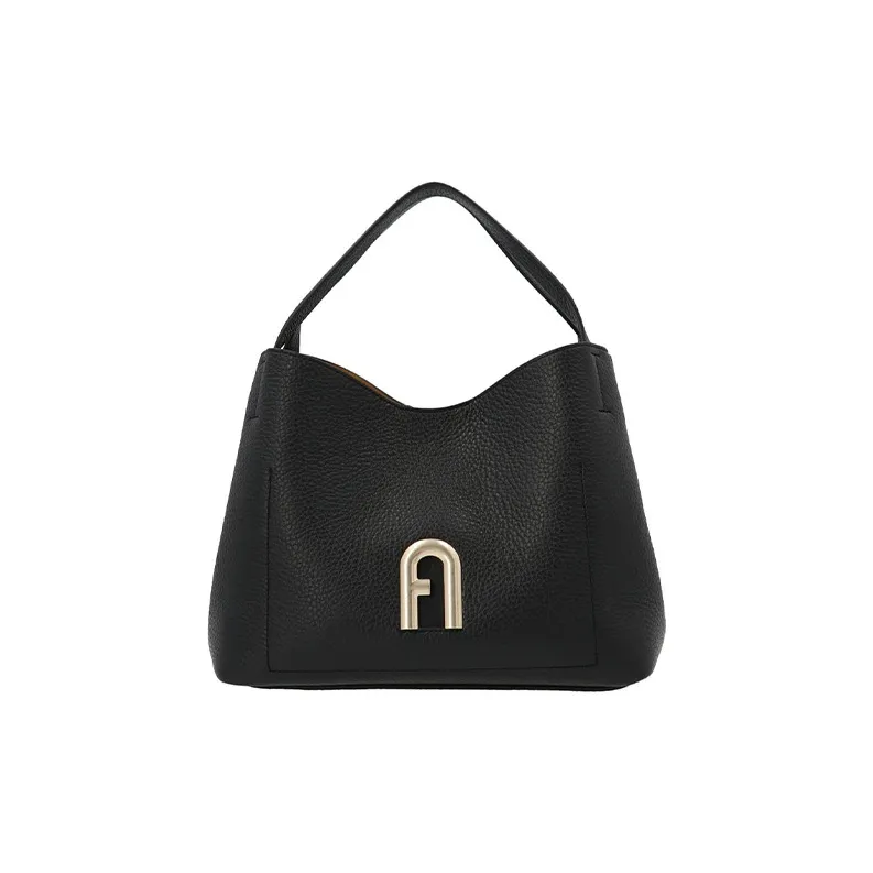 Furla Leather Shoulder Bag Women's Black-0