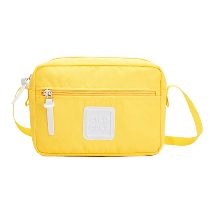 CILOCALA Nylon Fabric Crossbody Bag Square Bag Shoulder Bag Regular Unisex Red Candy Color-14