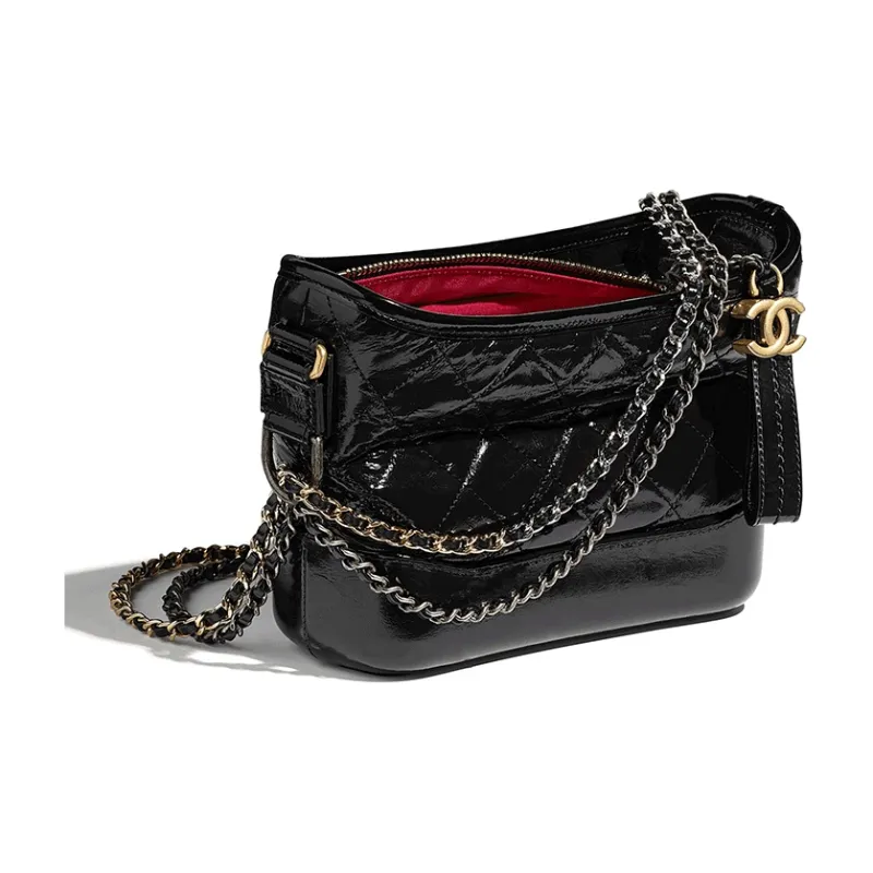 CHANEL Gabrielle Calfskin Shoulder Bag, Handbag, Backpack, Crossbody Bag Women's Black-1