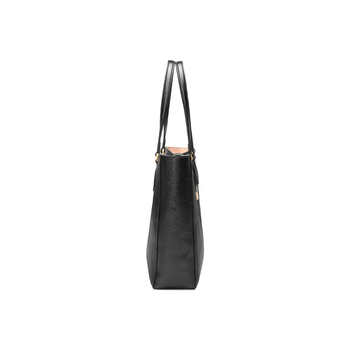 GUCCI Leather Tote Bag, Shopping Bag, Shoulder Bag, Handbag Trumpets Women's Black-3