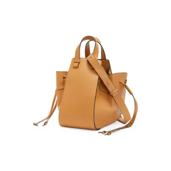 LOEWE Hammock Cow Leather Hammock Bag Shoulder Bag Crossbody Bag Handbag Women's Brown