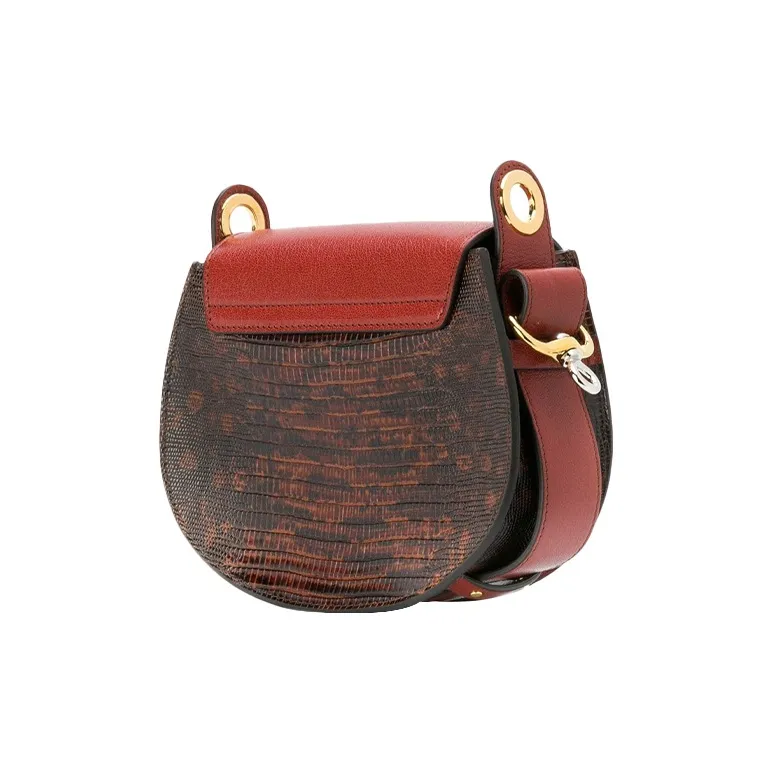 Chloe Tess Leather Portable Crossbody Bag Shoulder Bag Women's Multicolor-3