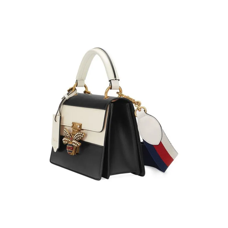 GUCCI Queen Margaret Multicolor Leather Handbag Shoulder Bag Crossbody Bag Regular Women's Beige/Black-1