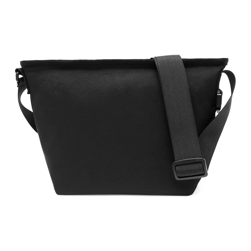 Kappa Polyester Messenger Bag, Shoulder Bag, Crossbody Bag Medium Size Men's Classic Black-2