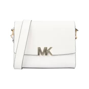 MICHAEL KORS Montgomery Cow Leather Crossbody Bags Shoulder Bags Handbags Medium Size Women's White