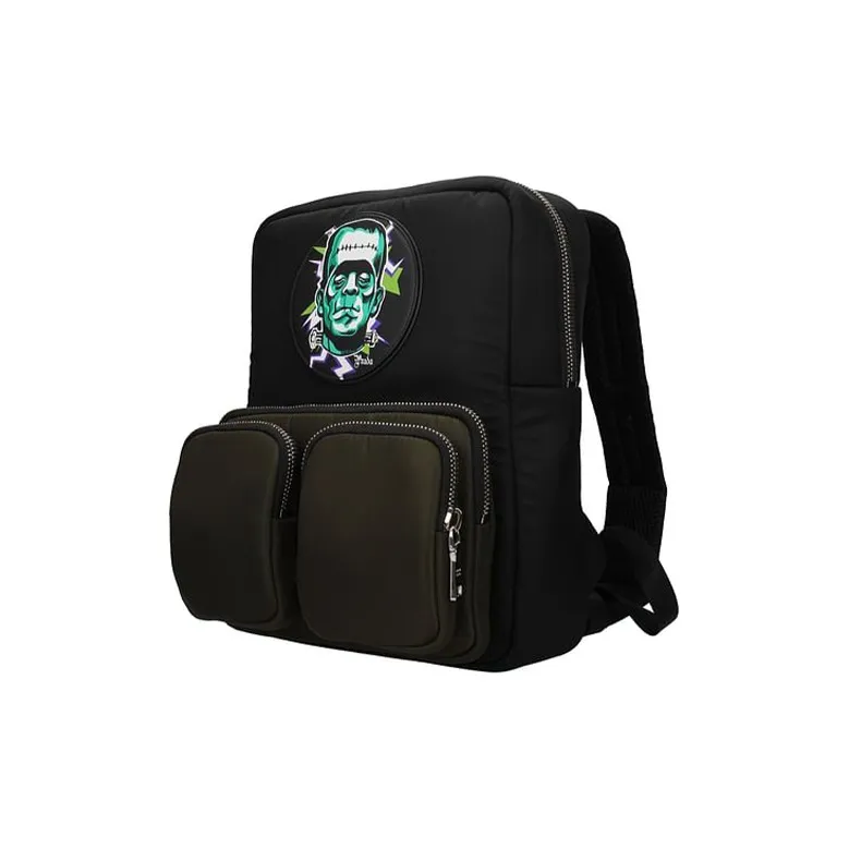 PRADA Leather Backpack Men's Black-1