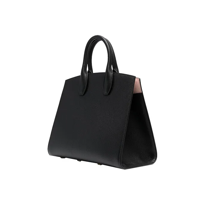 FERRAGAMO Calfskin Handbag Regular Women's Black-1