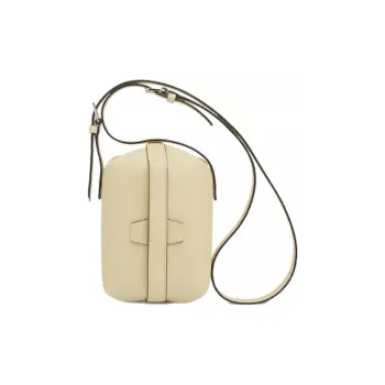 Valextra Tric Trac Cow Leather Box Bag One Shoulder Handbag Crossbody Bag Women's Custard Candy Color Unicorn Pink