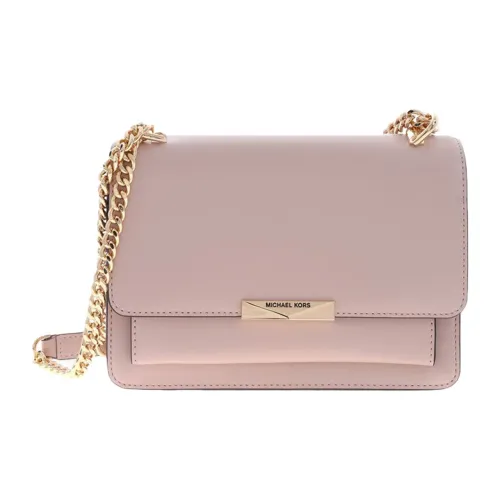 MICHAEL KORS Cow Leather Shoulder Bag Large Size Women's Light Pink