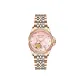RGA1583-Gold Case Pink Dial Rose Gold Steel Band (Red Diamond)