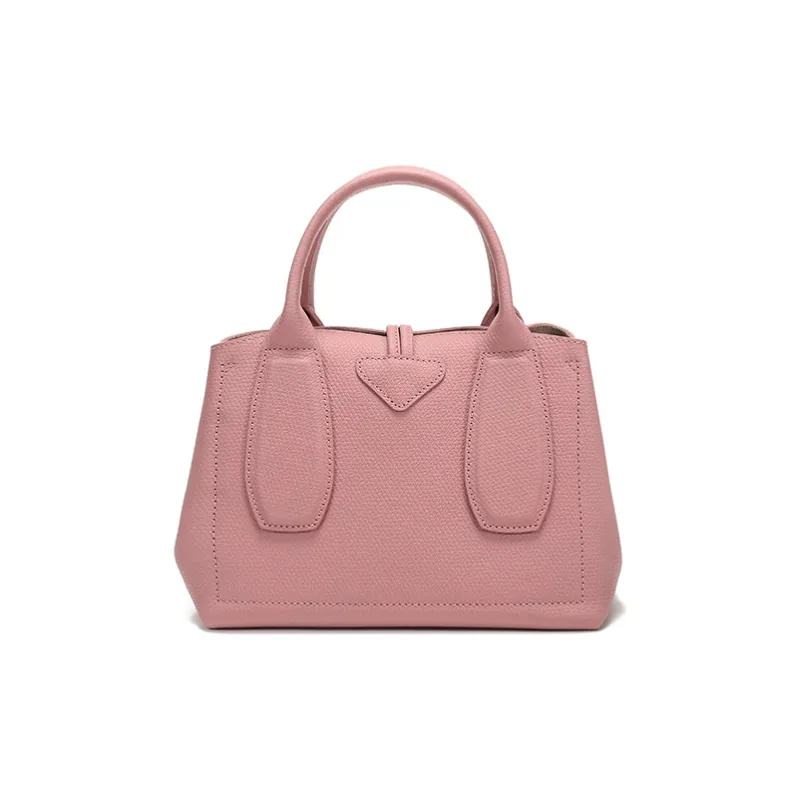 LONGCHAMP Cow Leather One Shoulder Handbag Trumpets Women's Antique Pink-3