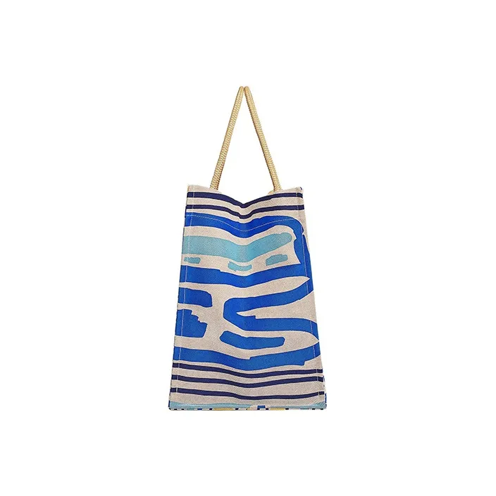 HERMES Water-Resistant Canvas Tote Bag Handbag Beach Bag Shoulder Bag Regular Women's-2