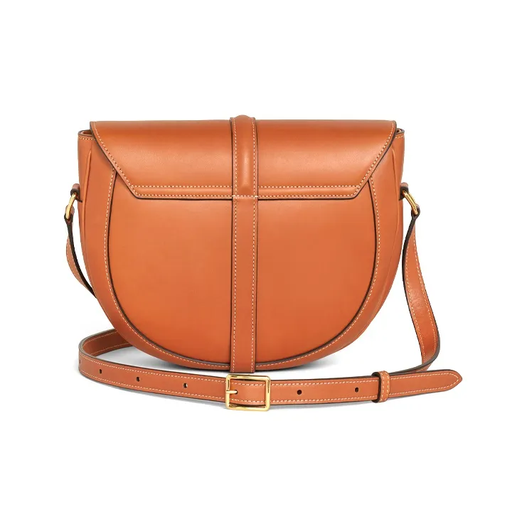 CELINE Besace16 Calfskin Handbag Shoulder Bag Women's Tawny-2