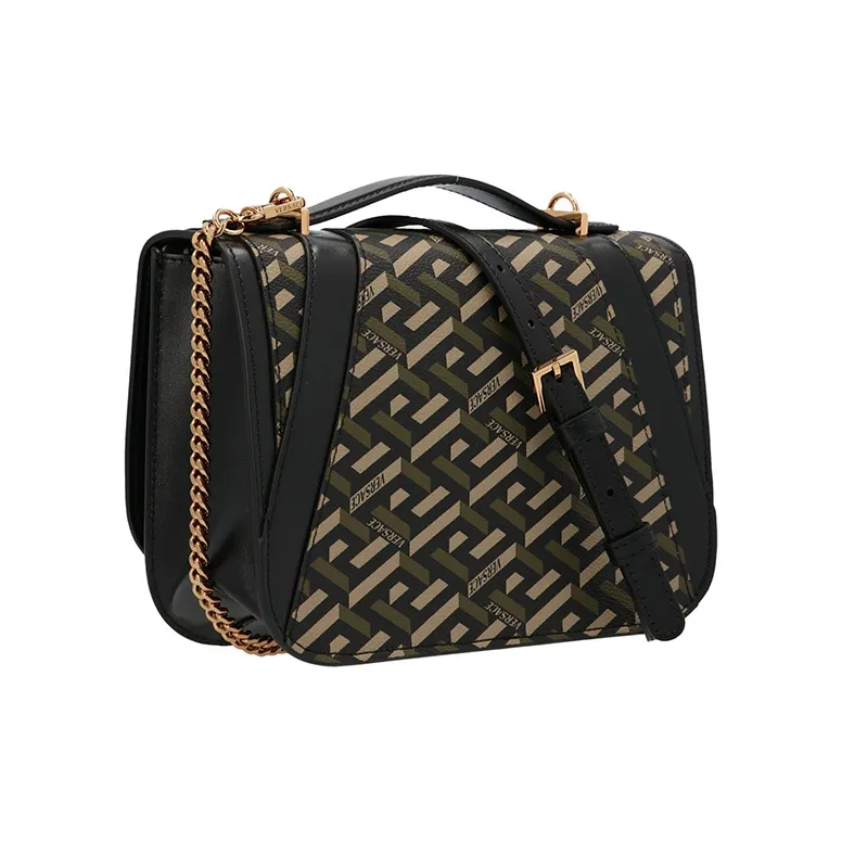 VERSACE Virtus Leather Shoulder Bag Crossbody Bag Regular Women's Multicolor-1