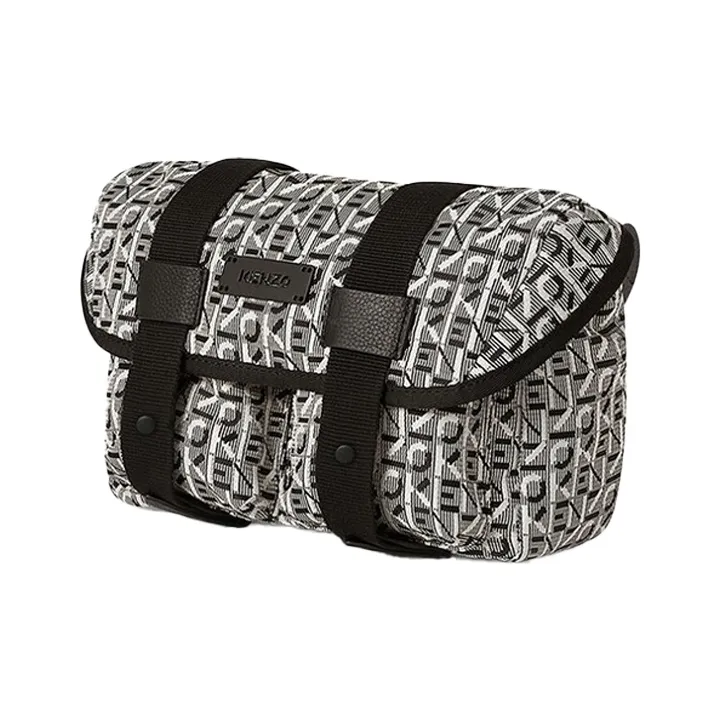 KENZO Messenger Bag Shoulder Bag Crossbody Bag Unisex Gray-1