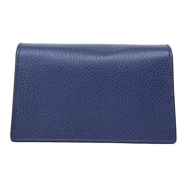 GUCCI Dionysus Leather Shoulder Bag, Crossbody Bag Extra Mini Women's Dark Blue-4