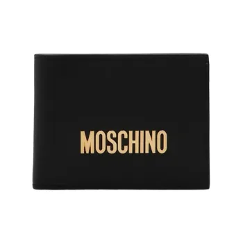 MOSCHINO Logo Lettering Bifold Wallet