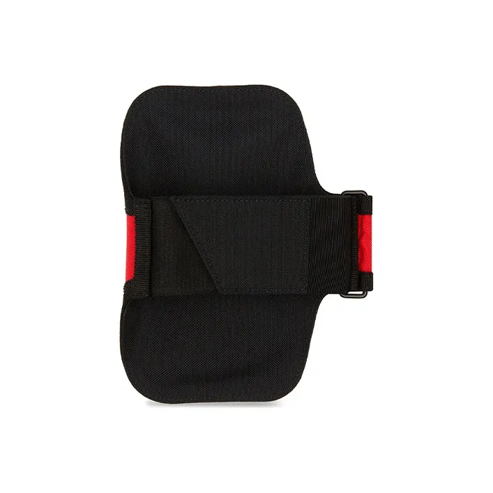 Balenciaga Explorer Recycled Nylon Cell Phone Pouch Men's Red-1