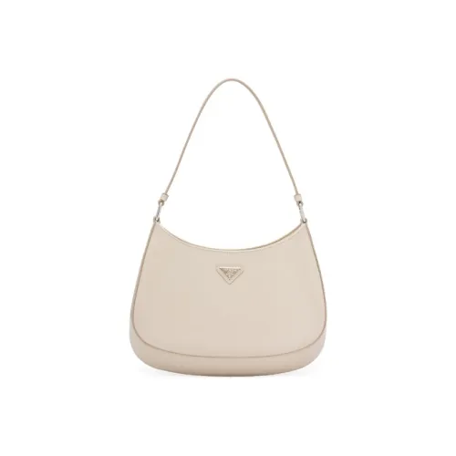 PRADA Prada Cleo Leather Single-Shoulder Bag Creamy Female