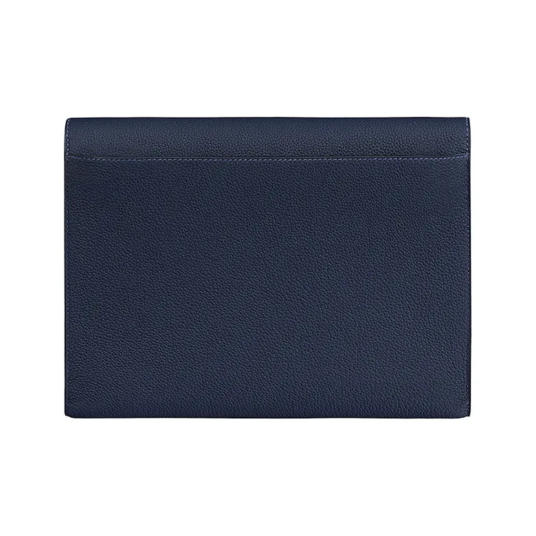 HERMES Sac A Depeches Togo Calfskin Courier Bag Shoulder Bag Crossbody Bag Regular Men's 2Z Bleu Nuit Midnight Blue-2