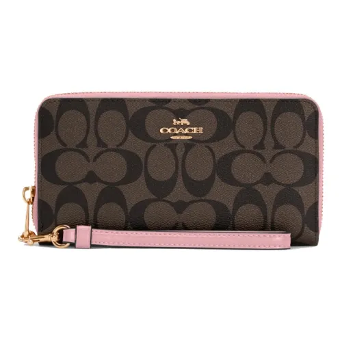 COACH Zip Around Clutches