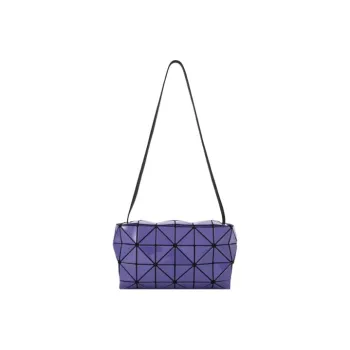 ISSEY MIYAKE Artificial Leather Pillow Bag Shoulder Bag Crossbody Bag Regular Women's Blue