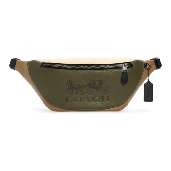 COACH Warren Crossbody Bag Fanny Pack Sling Bag Large Size Men's Brown Jasper Multicolor
