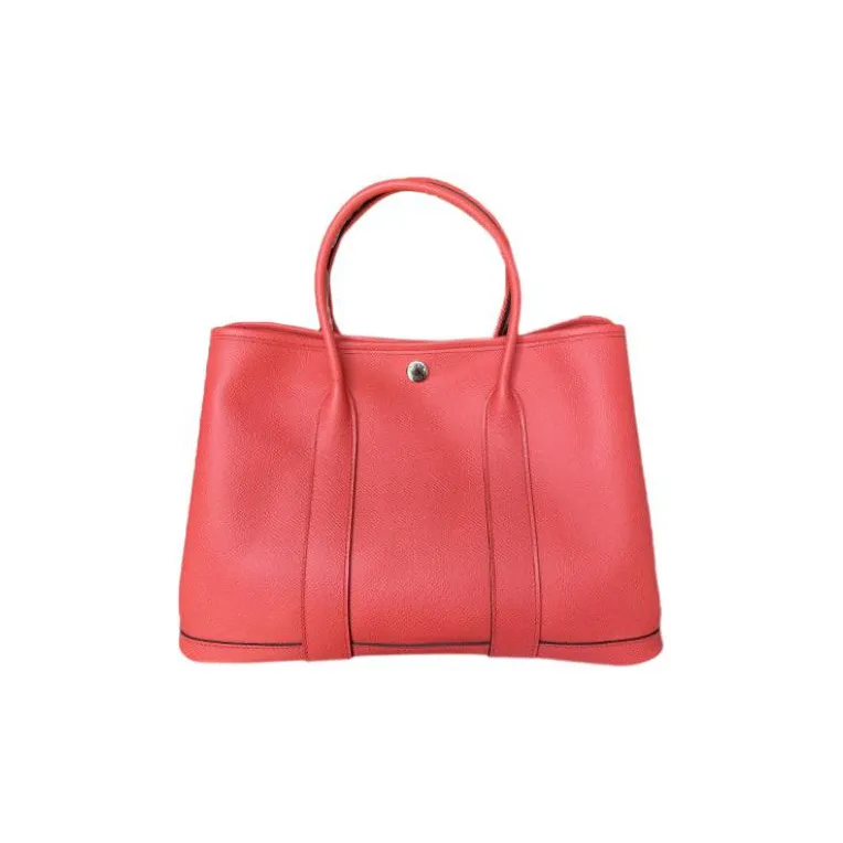 HERMES Epsom Calfskin Handbag Women's 0E Rose Texas Texas Pink-0