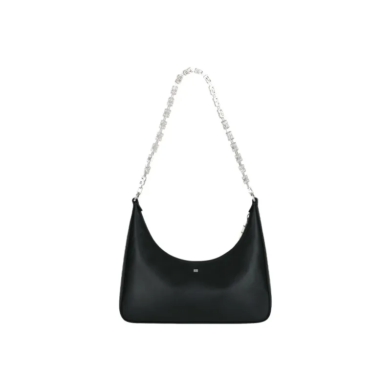 Givenchy Moon Cut Out Shoulder Bag Small Black-4