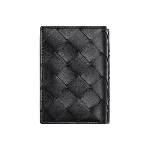 Bottega Veneta Leather Wallet Men's Black