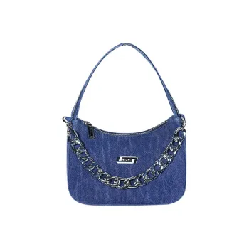 LOLA DESIGN Denim Shoulder Bag Handbags Regular Women's Denim Blue