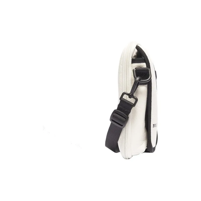 Balenciaga Sheepskin Crossbody Bag Men's White-2