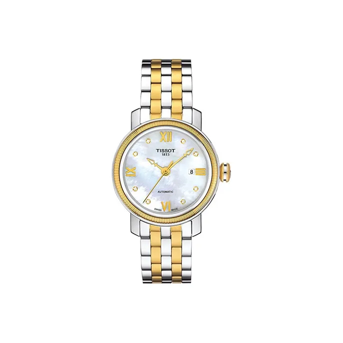 TISSOT Automatic Mechanical Movement Women's Watch Watch 29mm White Dial Stainless Steel Case Stainless Steel Watchband-0
