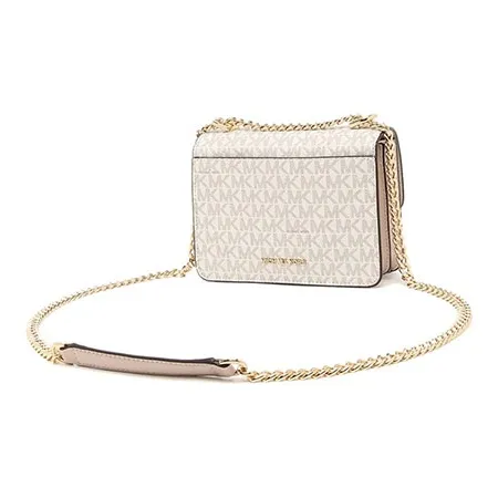 MICHAEL KORS Jade Leather Shoulder Bag Crossbody Bag Small Size Women's Pink-2