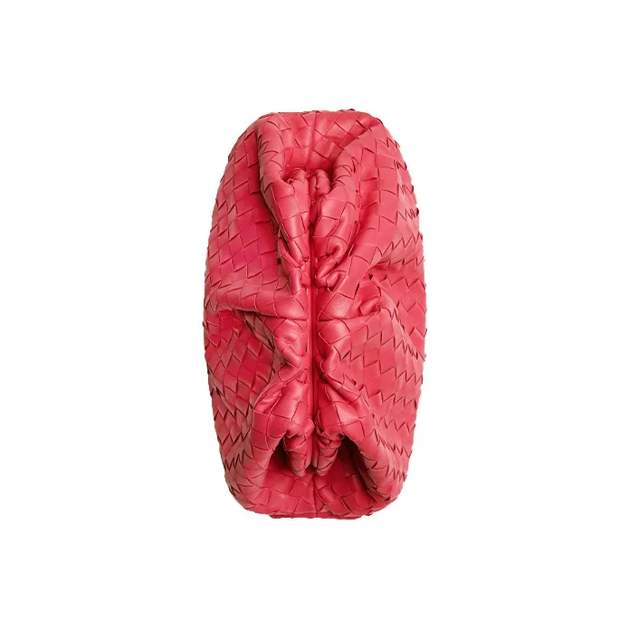 Bottega Veneta POUCH Cloud Bag Calfskin Clutch Women's Lollipop Red-2