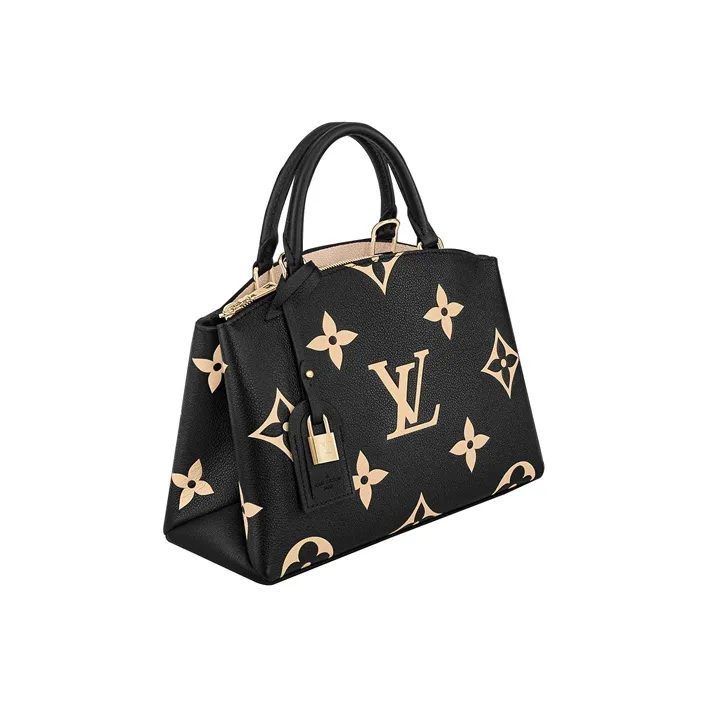 LOUIS VUITTON Petit Palais Empreinte Leather Black/Beige-2