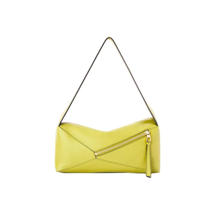 LOEWE Puzzle Hobo Nappa Leather Shoulder Bag, Handbag, Shoulder Bag Women's Lemon-5
