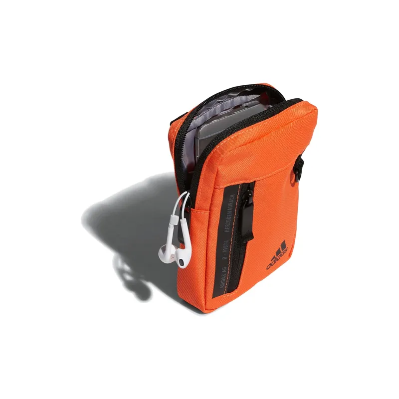 Adidas Recycled Material Polyester Crossbody Bag Shoulder Bag Regular Unisex Orange Yellow-3