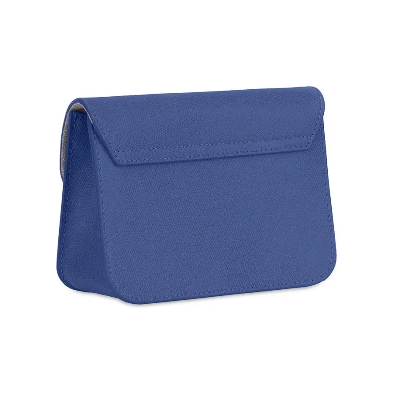 Furla Leather Small Square Bag Shoulder Bag Crossbody Bag Mini Women's Lake Blue-1