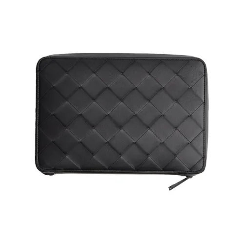 Bottega Veneta Calfskin Storage Box Men's Black